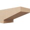 Ekena Millwork 10"W x 20"D x 10"H Wide Clemmons Rough Cedar Woodgrain TimberThane Corbel, Primed Tan CORUR10X20X10CLERCPR - alternate 1